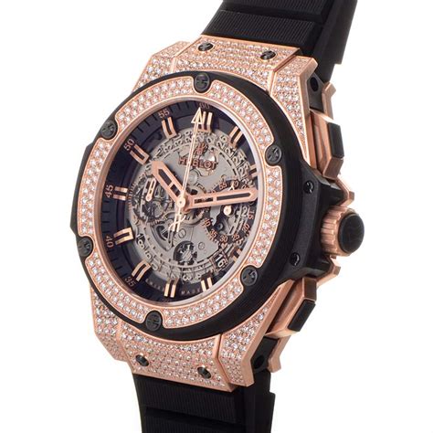 hublot king power split second gold pave|Hublot King Power Unico Gold Pave .